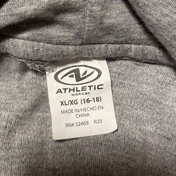 Athletic Works Hooded Long Sleeve Ribbed Womens Top Size XL (16-18) - Picture 3 of 4